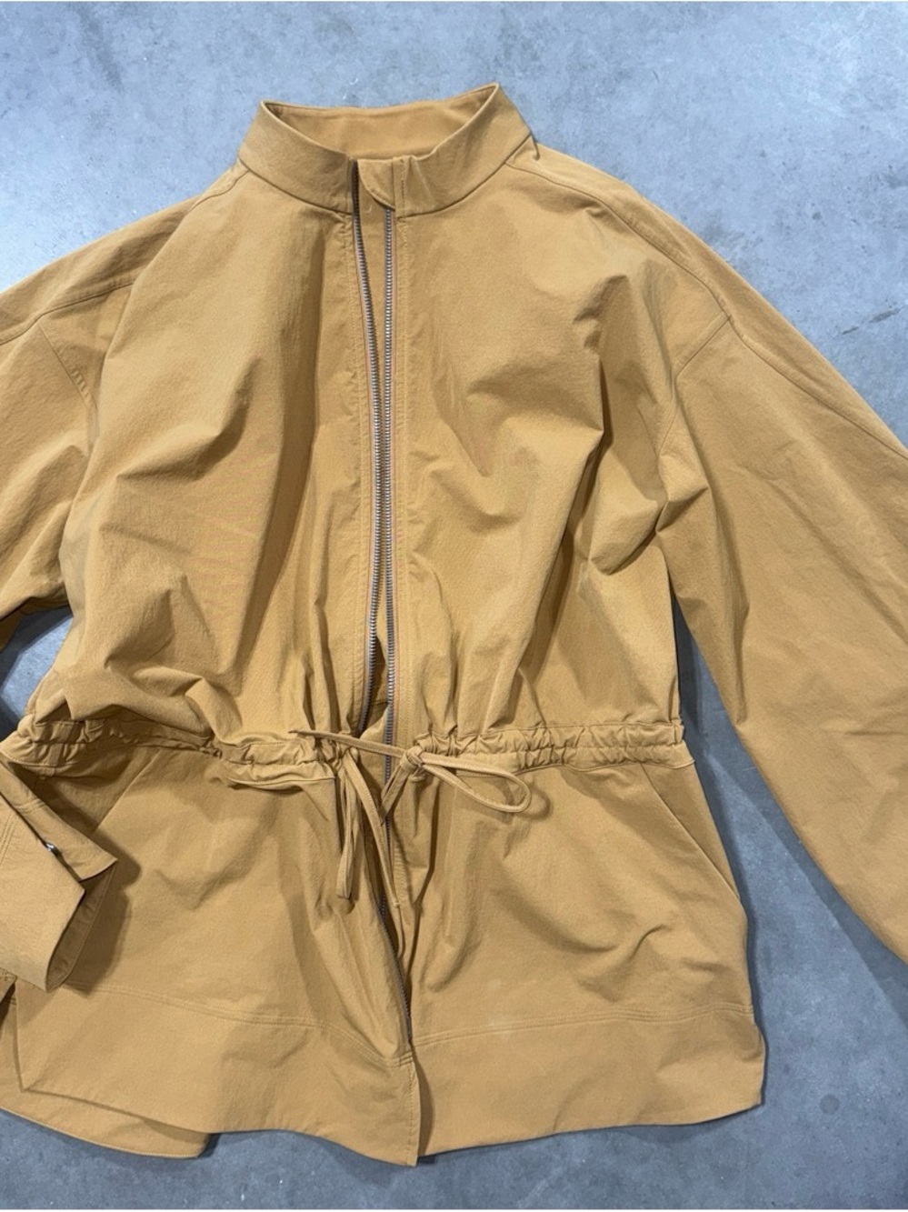 lululemon athletica Drawstring Zip Utility Jacket - Tan